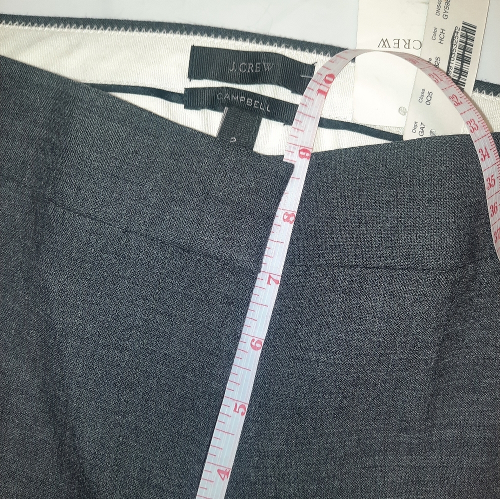 J. Crew | Campbell Tuxedo Dress Pants with Faux Leather Sides Size 2 - Picture 9 of 16